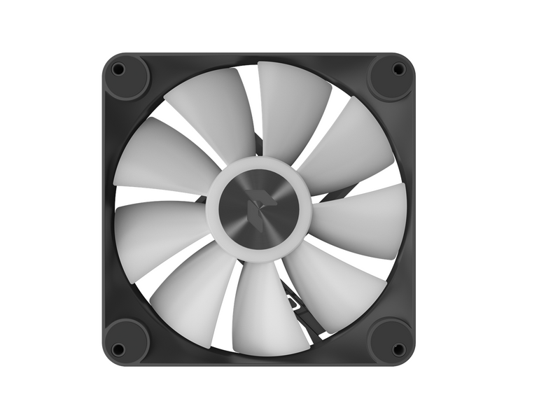 APNX FP1-140 - Black - Gehäuselüfter - 140mm - Schwarz mit RGB LED - 33 dBA