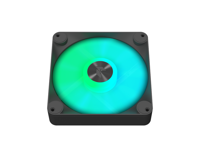 APNX FP1-140 - Black - Gehäuselüfter - 140mm - Schwarz mit RGB LED - 33 dBA