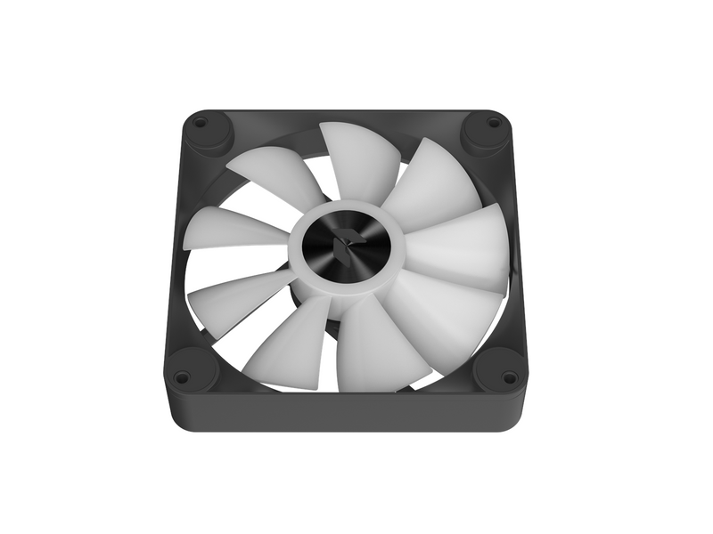 APNX FP1-140 - Black - Gehäuselüfter - 140mm - Schwarz mit RGB LED - 33 dBA
