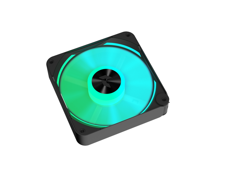 APNX FP2-120 - Black - Gehäuselüfter - 120mm - Schwarz mit RGB LED - 35 dBA