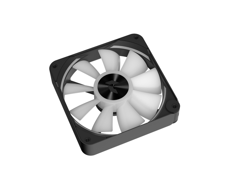 APNX FP2-120 - Black - Gehäuselüfter - 120mm - Schwarz mit RGB LED - 35 dBA