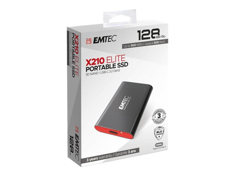 Emtec SSD Power Plus X210 Portable SSD - 128GB