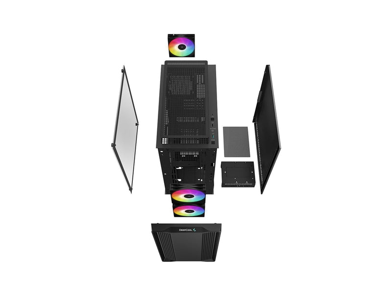 DeepCool CC360 ARGB - Gehäuse - Miditower - Schwarz
