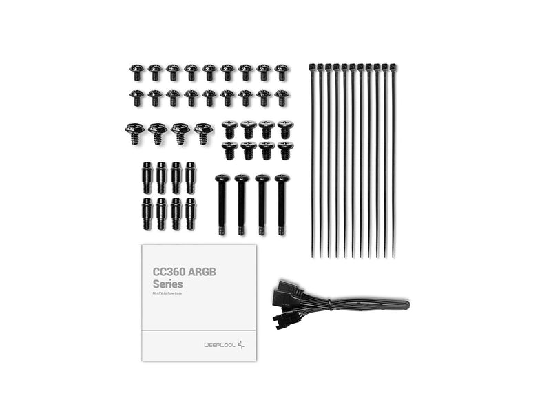 DeepCool CC360 ARGB - Gehäuse - Miditower - Schwarz