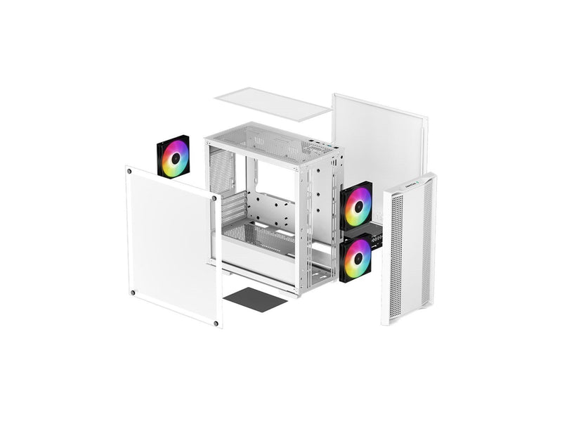 DeepCool CC360 WH ARGB - Gehäuse - Miditower - Weiß