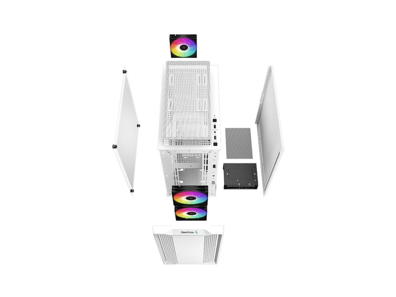 DeepCool CC360 WH ARGB - Gehäuse - Miditower - Weiß