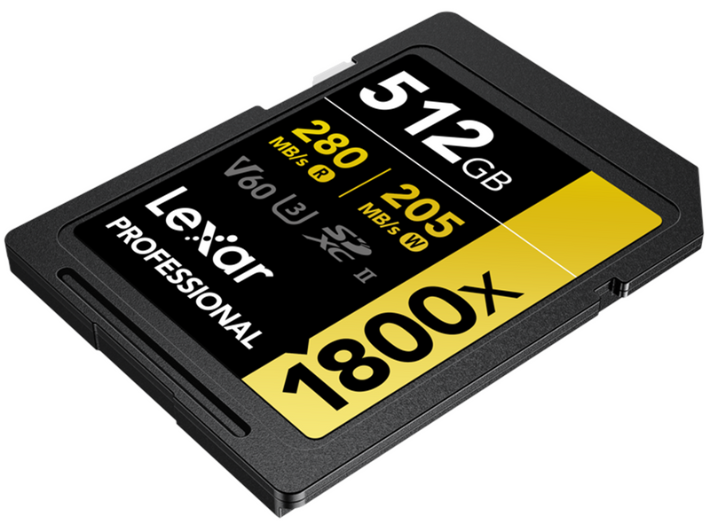 Lexar Professional Gold 1800x SD - 280MB/s - 512GB