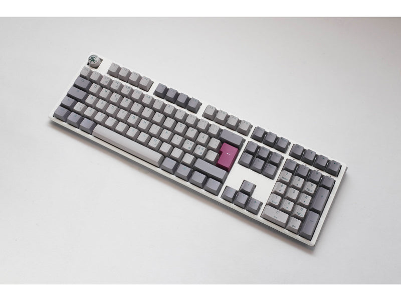 Ducky One 3 - Mist Nordic - Fullsize - Cherry Blue - RGB - ND - Gaming Tastaturen - Nordisch - Grau