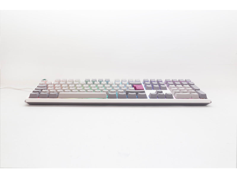 Ducky One 3 - Mist Nordic - Fullsize - Cherry Blue - RGB - ND - Gaming Tastaturen - Nordisch - Grau