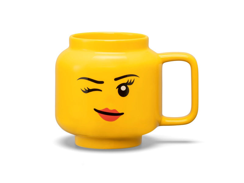 LEGO Ceramic Mug Large Winking Girl - 530 ml
