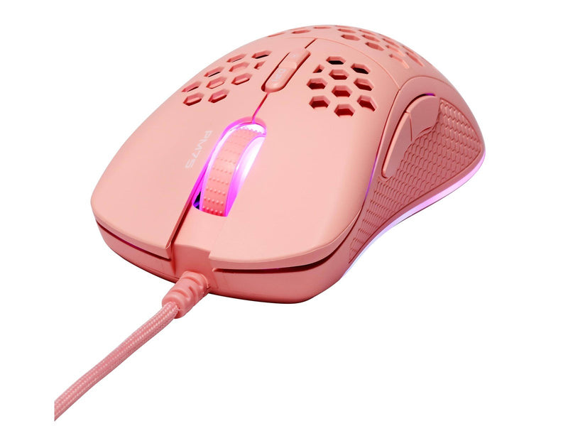 Deltaco PM75 Ultralight - Gaming Maus (Pink)
