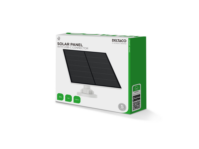 Deltaco Solar panel for 4G camera