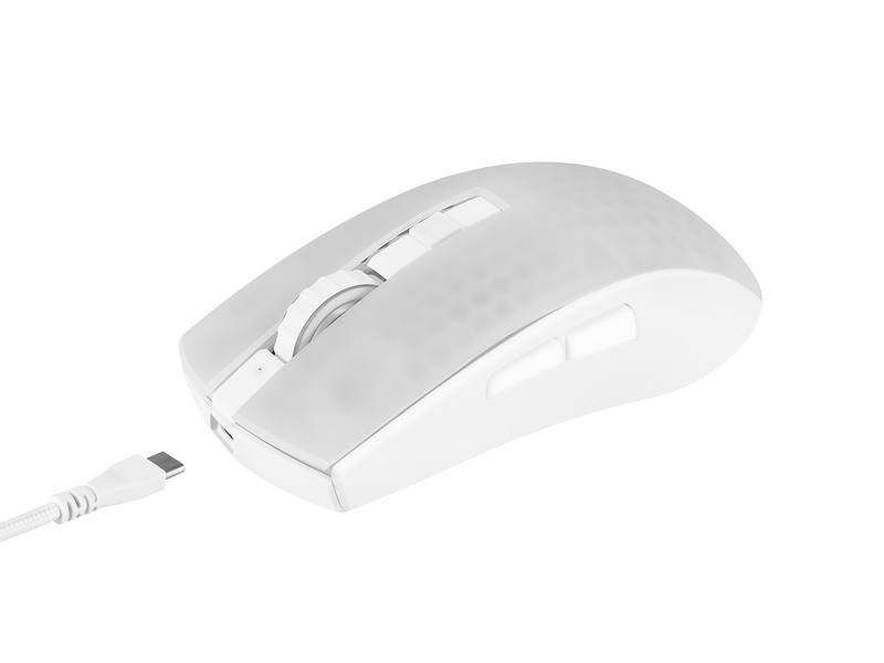Deltaco WM89 - Gaming Maus (Weiß)