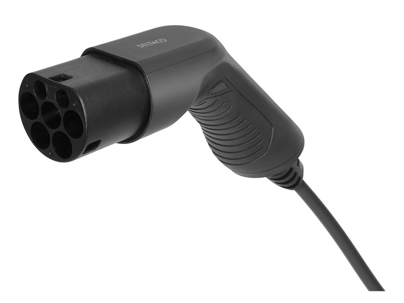 Deltaco E-Charge cable type 2 - type 2 3 phase 16A Spiral 3M/5M