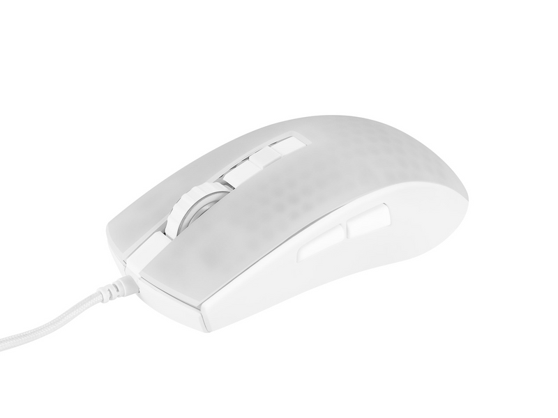 Deltaco WM87 - Gaming Maus (Weiß)