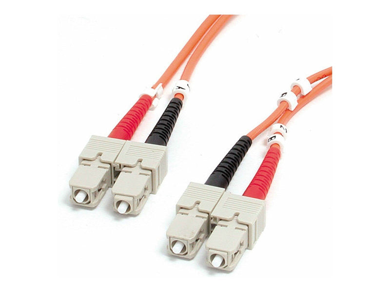 StarTech.com 1m Fiber Optic Cable - Multimode Duplex 62.5/125 - LSZH - SC/SC - OM1 - SC to SC Fiber Patch Cable (FIBSCSC1) - net