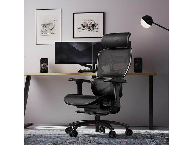 ThunderX3 XTC Mesh Bürostuhl - Schwarz - Mesh fabric - Bis zu 120 kg