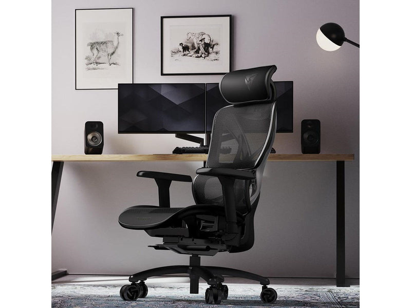 ThunderX3 XTC Mesh Bürostuhl - Schwarz - Mesh fabric - Bis zu 120 kg
