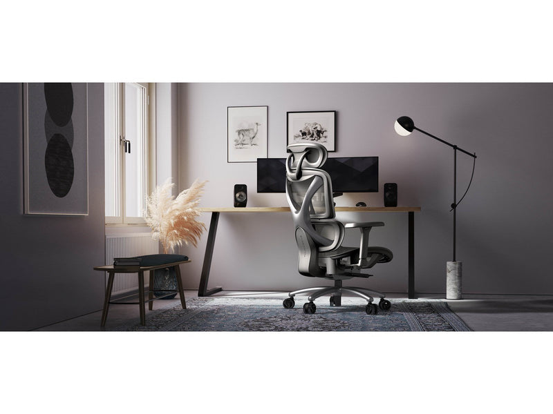 ThunderX3 XTC Mesh Bürostuhl - Grau - Mesh - Bis zu 120 kg