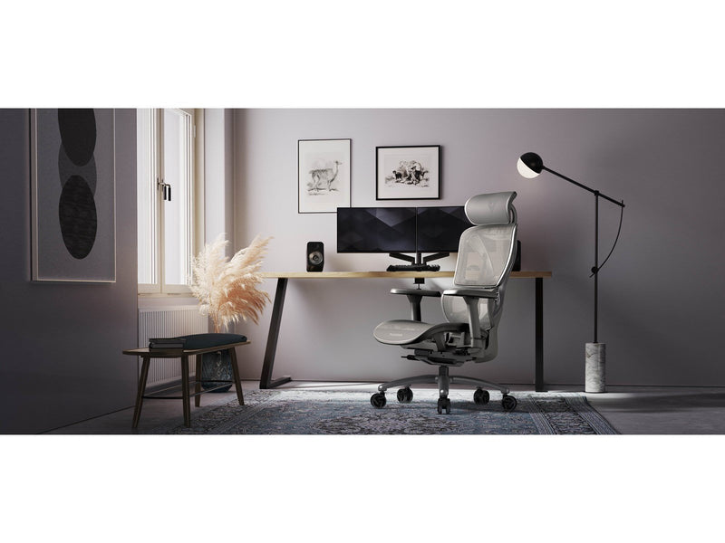 ThunderX3 XTC Mesh Bürostuhl - Grau - Mesh - Bis zu 120 kg