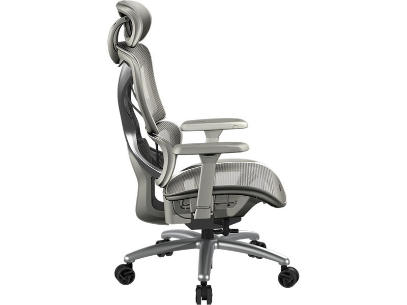 ThunderX3 XTC Mesh Bürostuhl - Grau - Mesh - Bis zu 120 kg