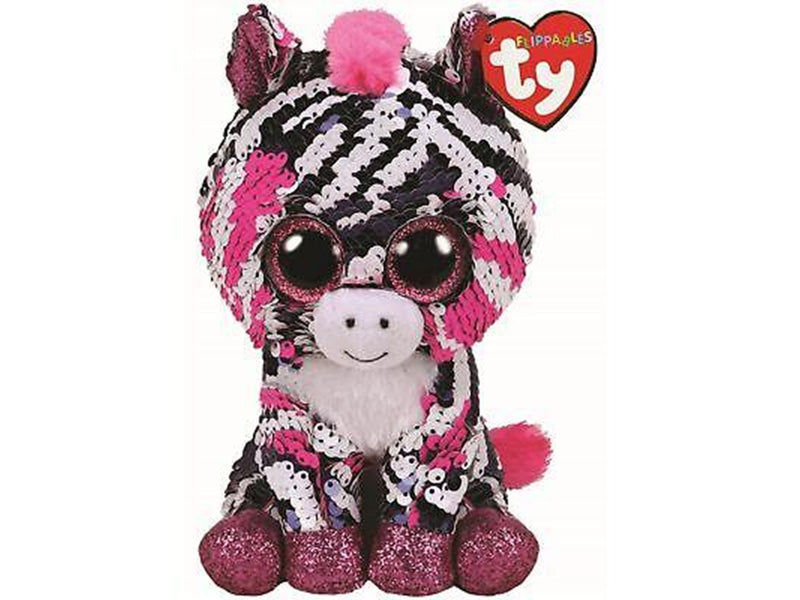 Ty Beanie Boos - Flippables Zoey Zebra