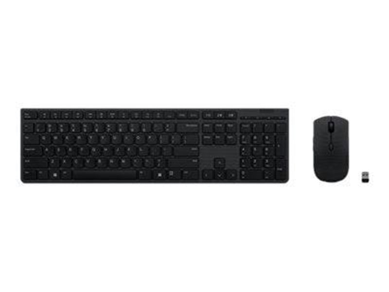 Lenovo Professional - Tastatur & Maus Set - Dänisch - Grau
