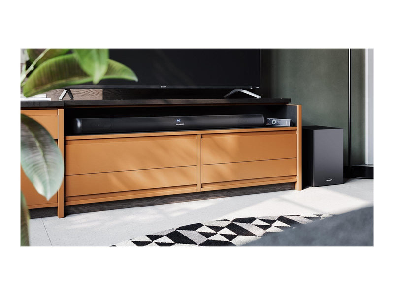 Sharp HT-SBW202 - sound bar system - for home theatre - wireless