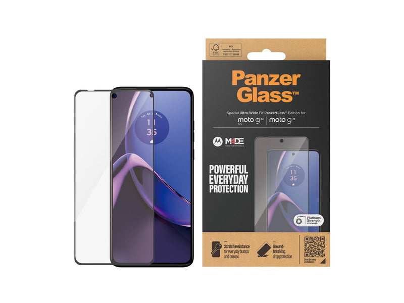 PanzerGlass Screen Protector Motorola moto g84 | g72 | Ultra-Wide Fit