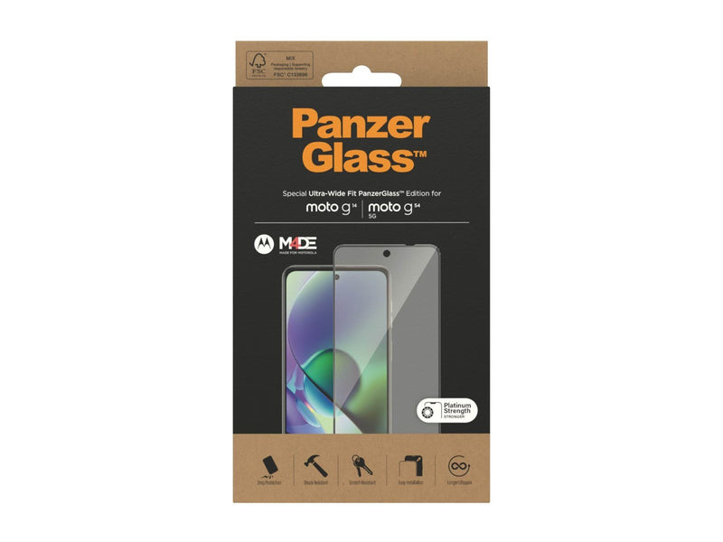PanzerGlass Screen Protector Motorola G14 | G54 5G | Ultra-Wide Fit
