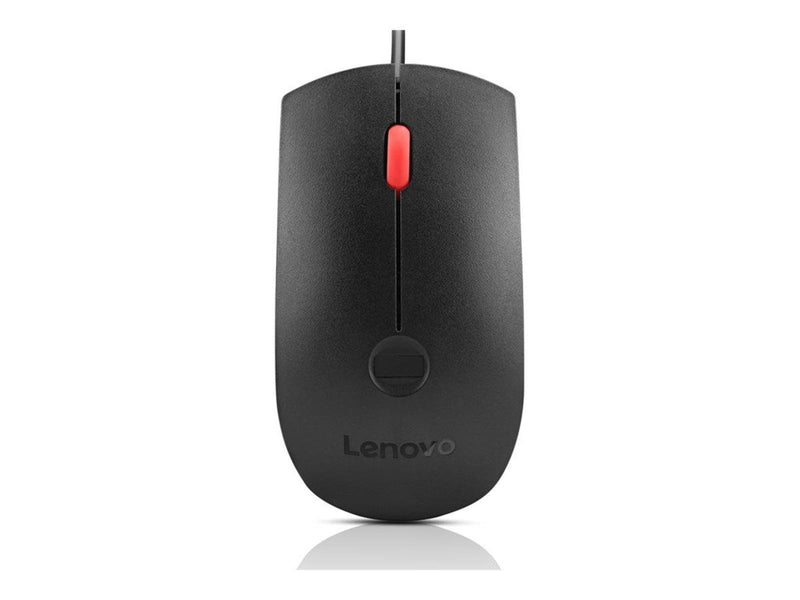Lenovo - mouse - USB-A - black - Maus (Schwarz)