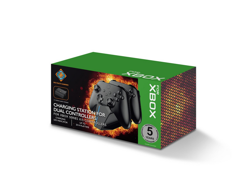 Deltaco Dual Charging Dock - Wired - Microsoft Xbox Series X