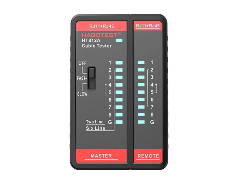 Habotest Network cable tester  HT812A  RJ45/RJ14/RJ12/RJ9