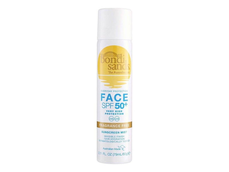 Bondi Sands SPF 50+ Fragrance Free Face Mist 79 m