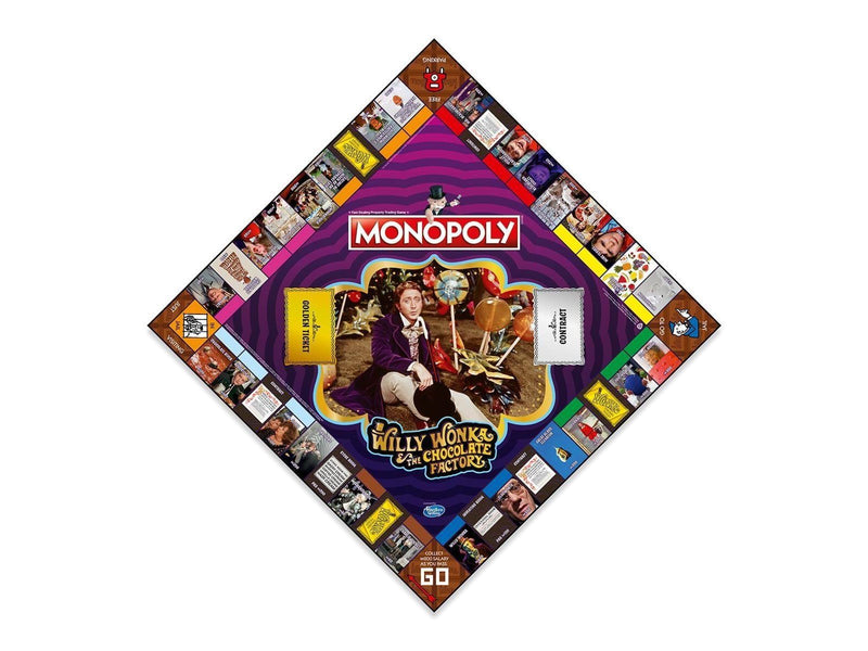 Winning Moves Monopoly Willy Wonka and the Chocolate Factory (English)