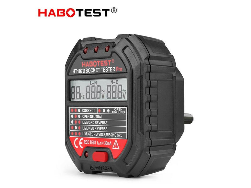 Habotest HT107D receptacle tester