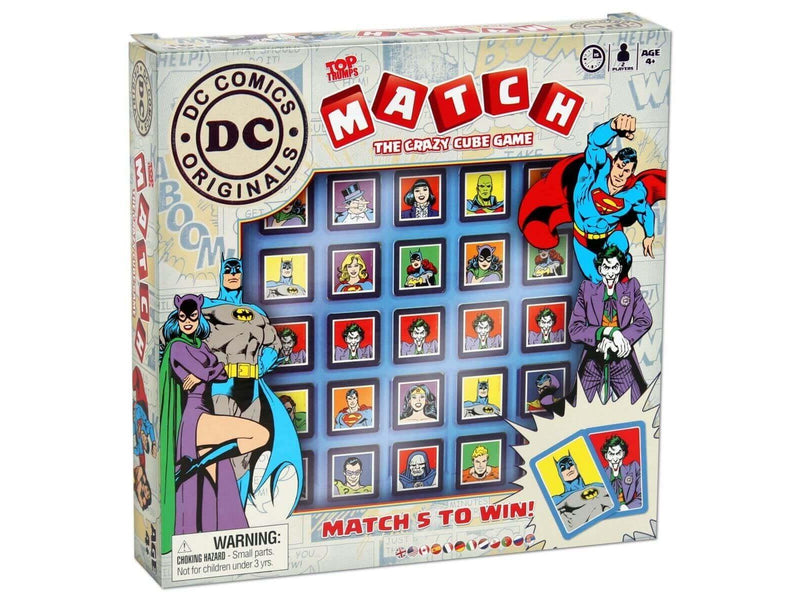 Winning Moves Top Trumps Match - DC Comics: The Crazy Cube Game (English)