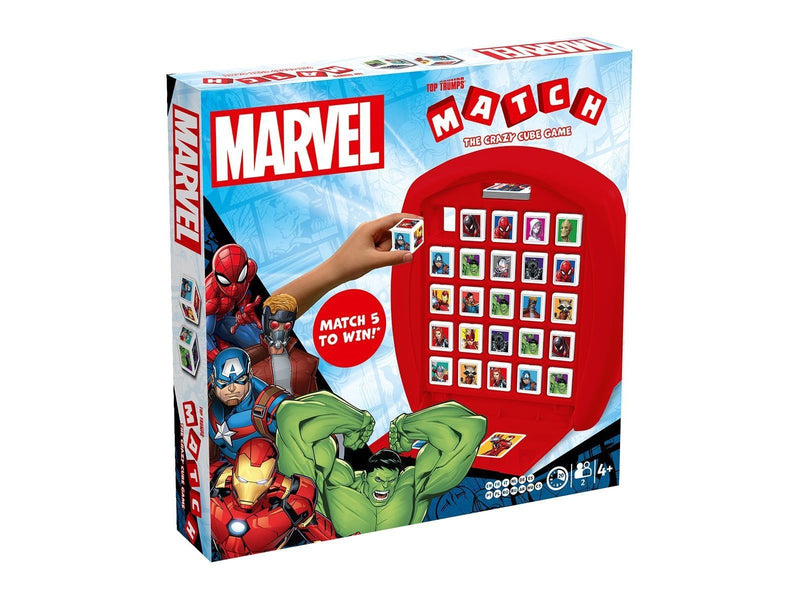 Winning Moves Top Trumps Match - Marvel: The Crazy Cube Game (English)