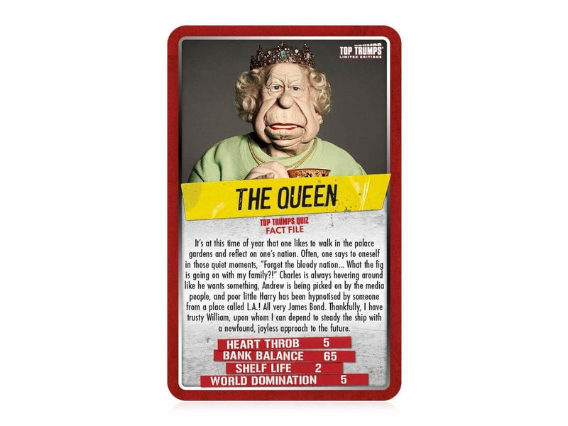 Winning Moves Spitting Image Limited Edition Top Trumps Card Game (English)