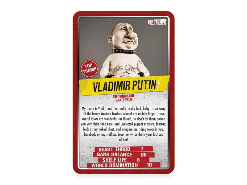 Winning Moves Spitting Image Limited Edition Top Trumps Card Game (English)