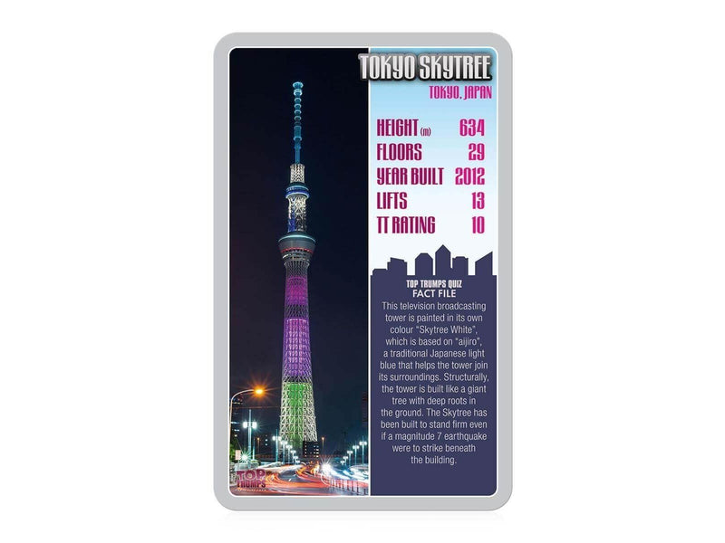 Winning Moves Skyscrapers Top Trumps Card Game (English)