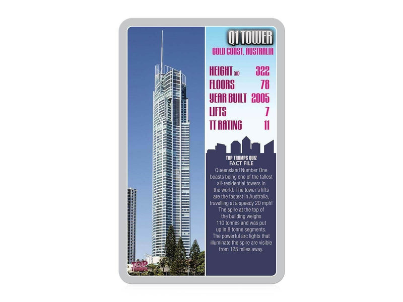 Winning Moves Skyscrapers Top Trumps Card Game (English)