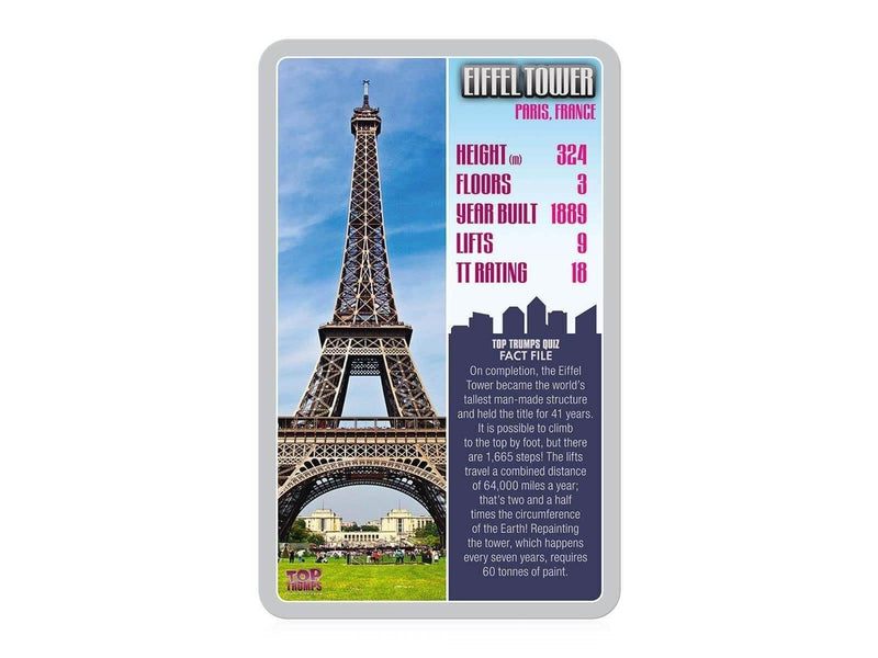 Winning Moves Skyscrapers Top Trumps Card Game (English)