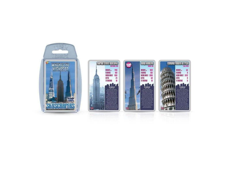 Winning Moves Skyscrapers Top Trumps Card Game (English)