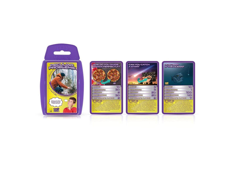 Winning Moves Peculiar Problems STEM Top Trumps Card Game (English)