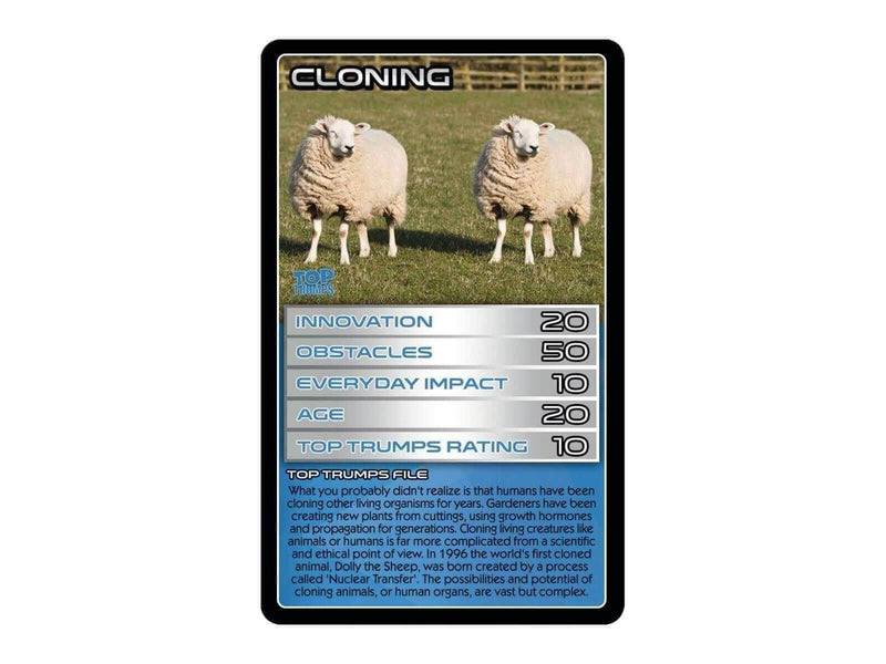 Winning Moves Sensational Science STEM Top Trumps Card Game (English)