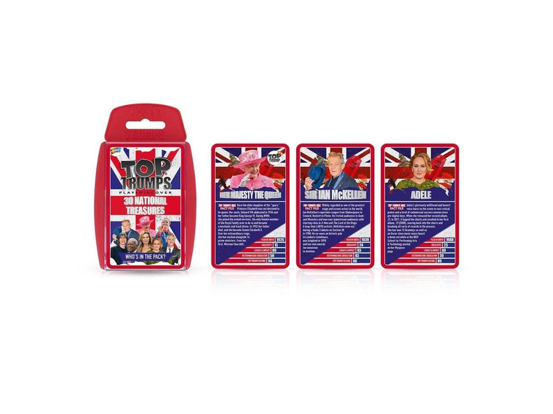 Winning Moves National Treasures Top Trumps Card Game (English)