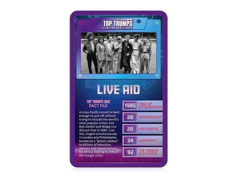 Winning Moves 1980's Top Trumps Card Game (English)
