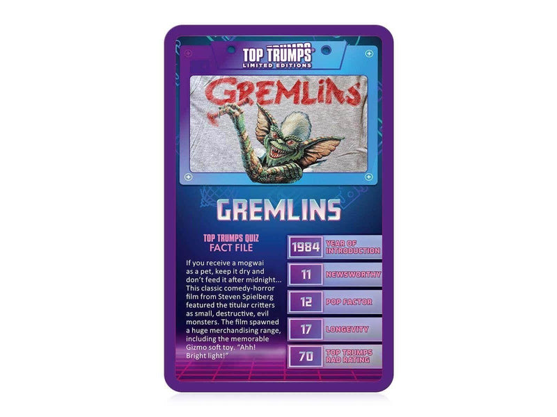 Winning Moves 1980's Top Trumps Card Game (English)