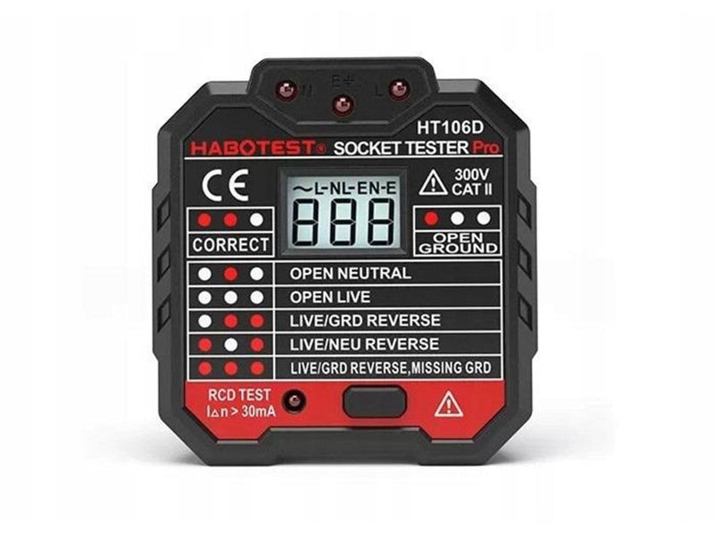 Habotest Socket tester with digital display  HT106D